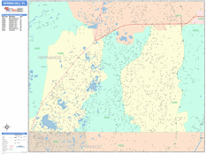 Spring Hill Digital Map Color Cast Style